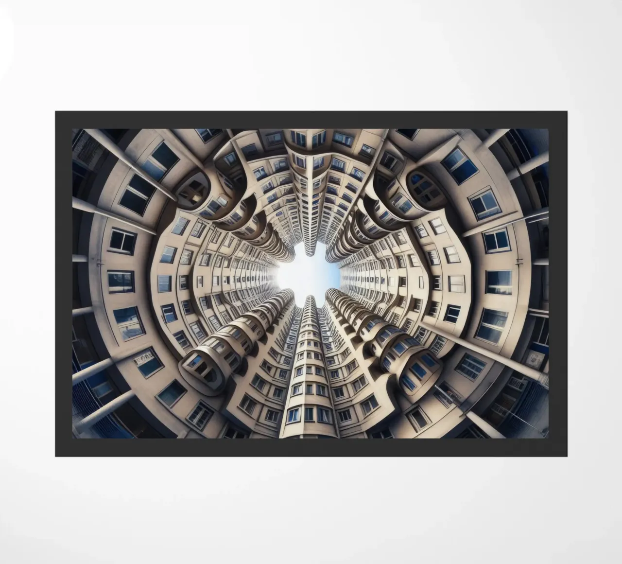 Sphere 034 - Symmetrical Cylindrical Building zerbino da Spheres