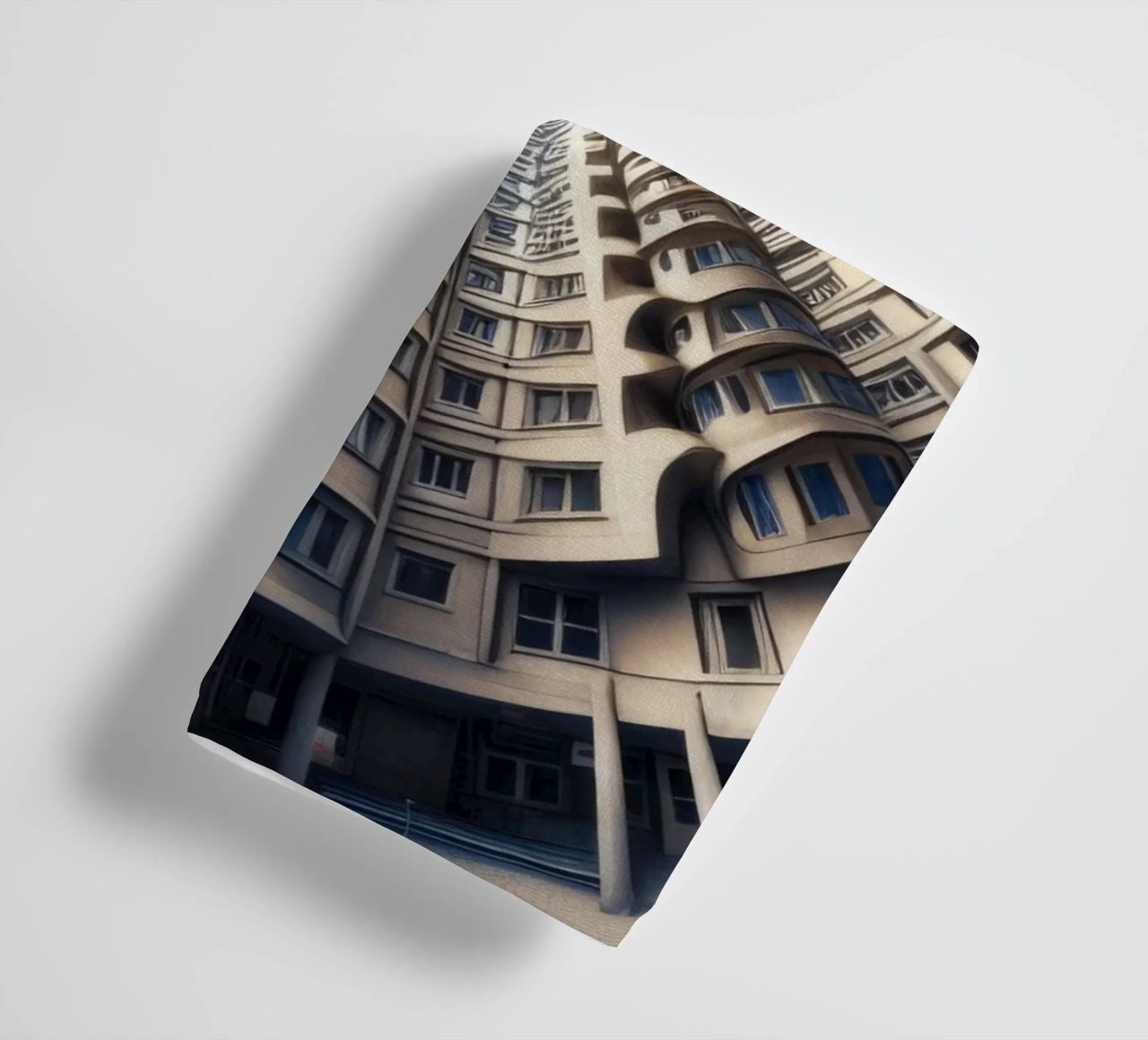 Sphere 034 - Symmetrical Cylindrical Building asciugamano da bagno da Spheres