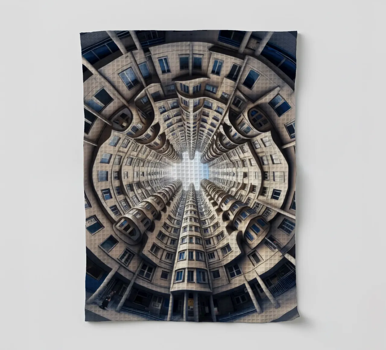 Sphere 034 - Symmetrical Cylindrical Building canovaccio da cucina da Spheres