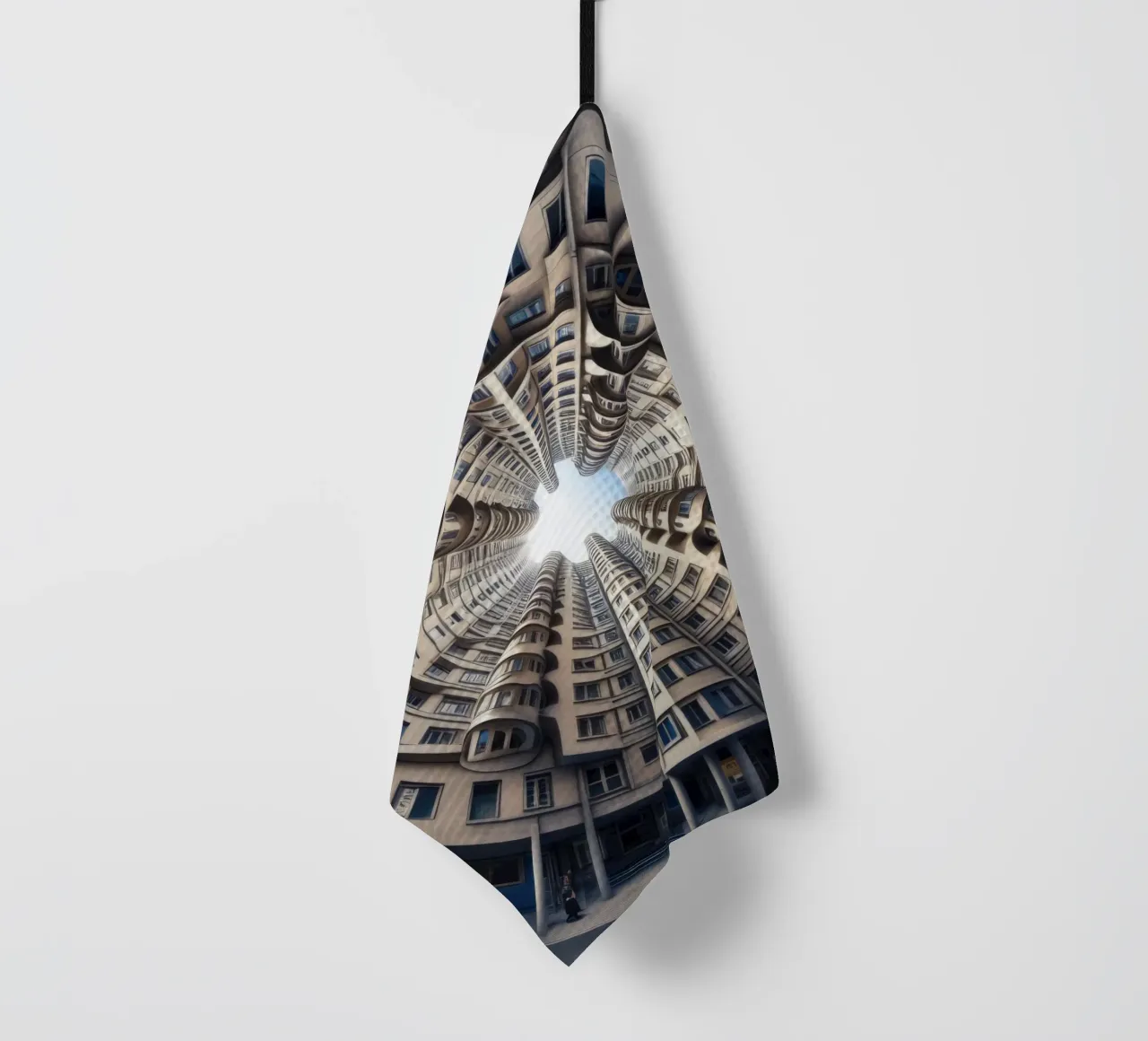 Sphere 034 - Symmetrical Cylindrical Building canovaccio da cucina da Spheres