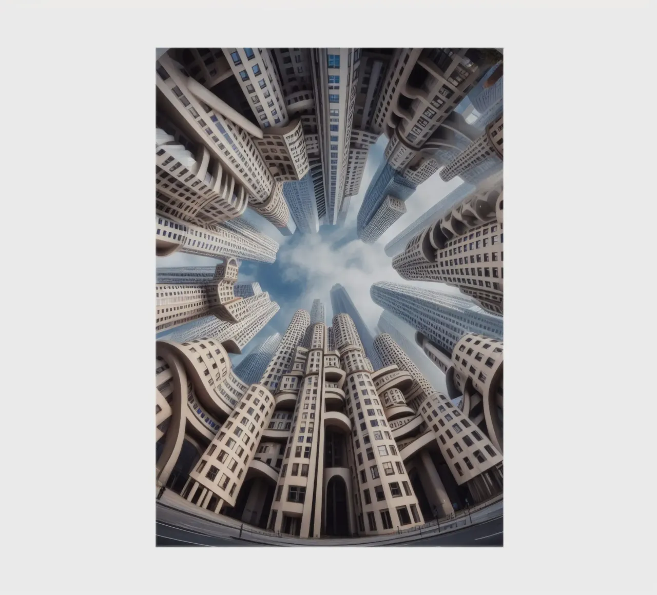 Sphere 042 - Futuristic Urban Skyline notebook by Spheres