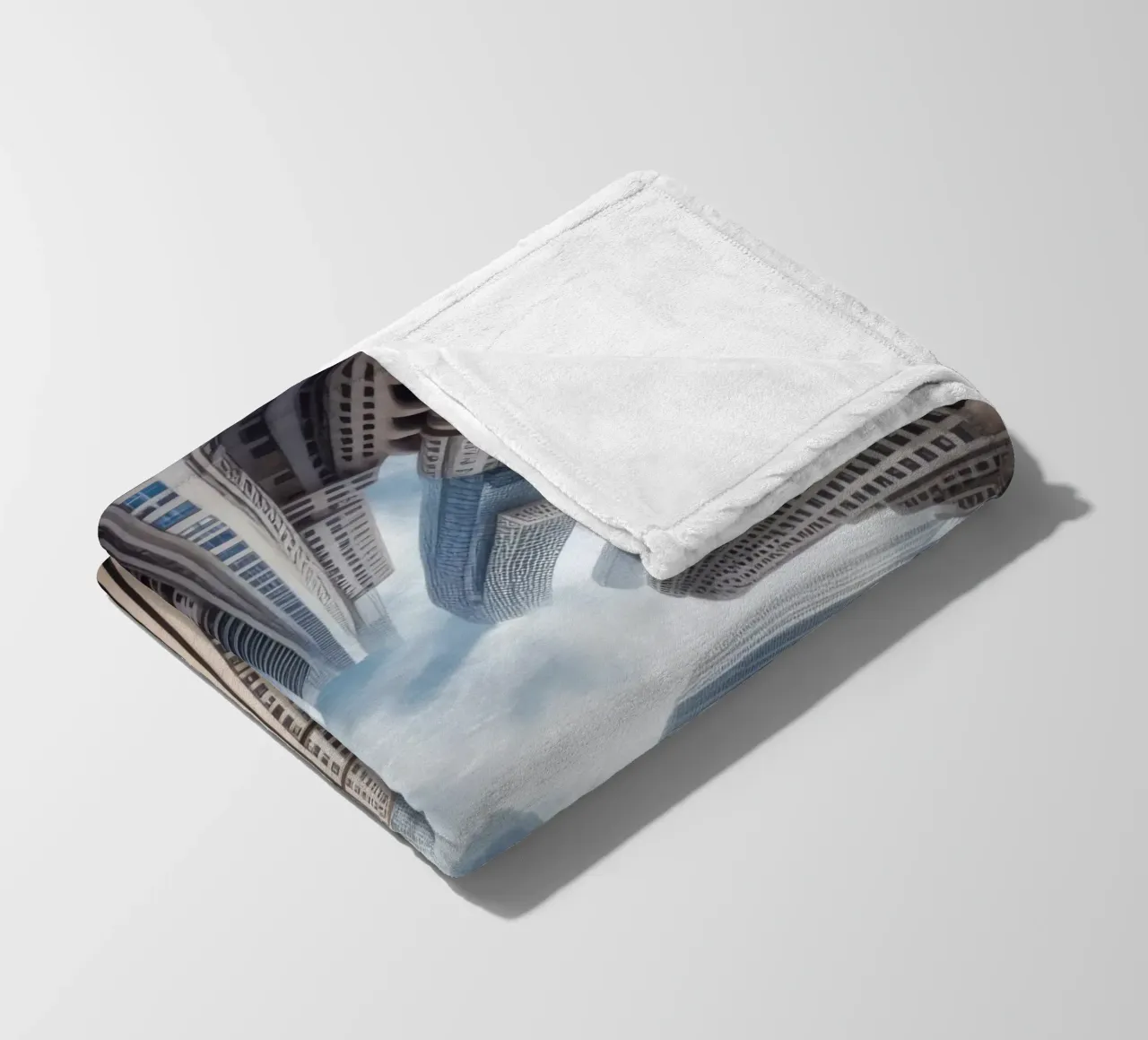 Sphere 042 - Futuristic Urban Skyline coperta in pile da Spheres