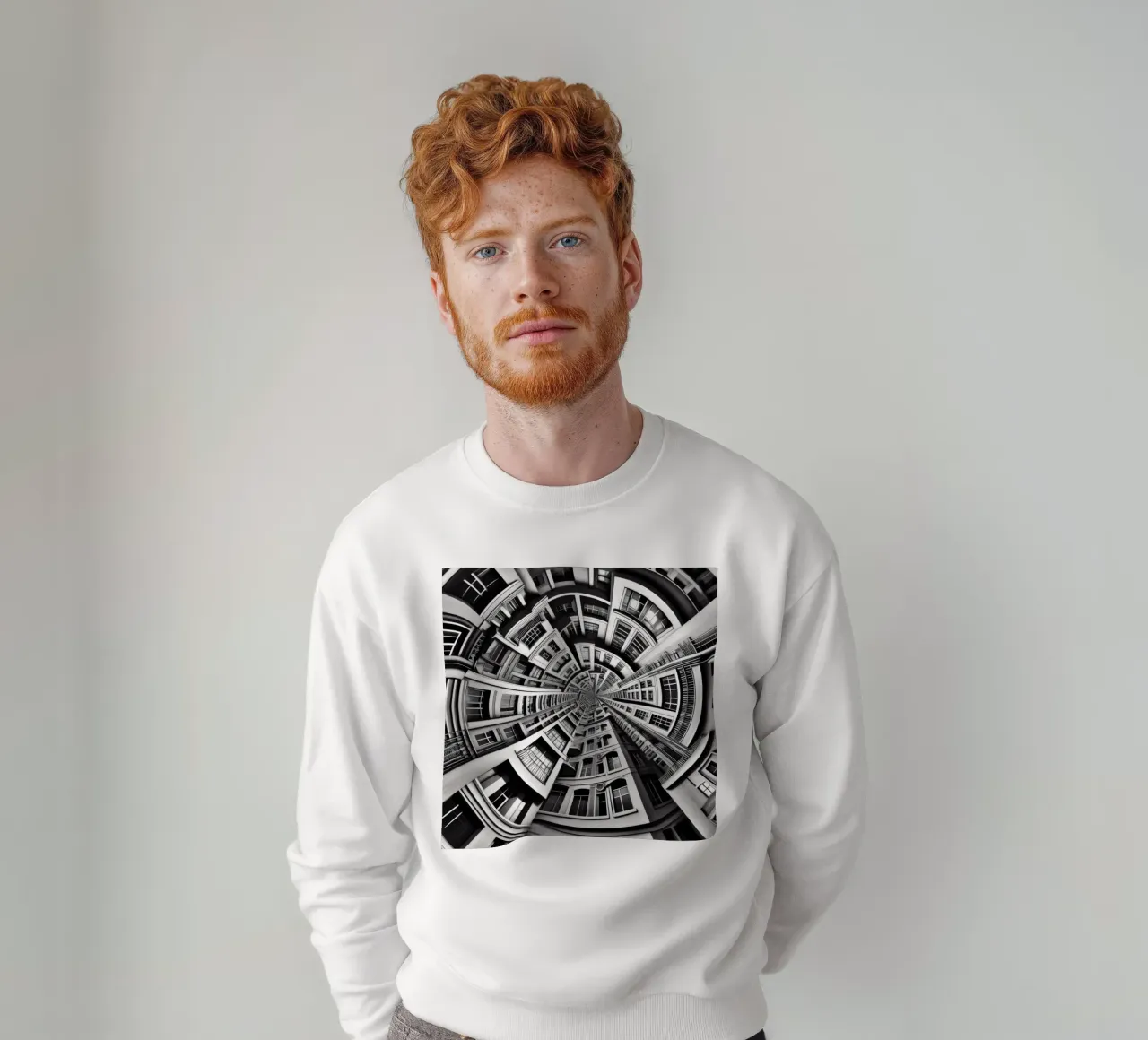 Sphere 030 - Symmetrical Urban Architecture sudadera de Spheres