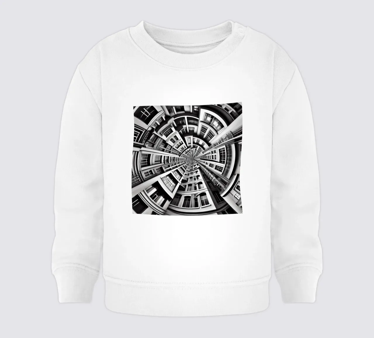 Sphere 030 - Symmetrical Urban Architecture Baby Sweatshirt von Spheres