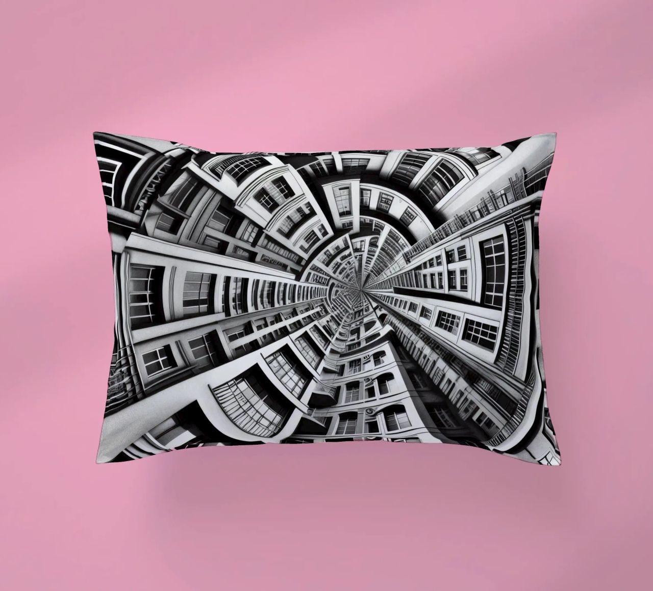 Sphere 030 - Symmetrical Urban Architecture cuscino da Spheres