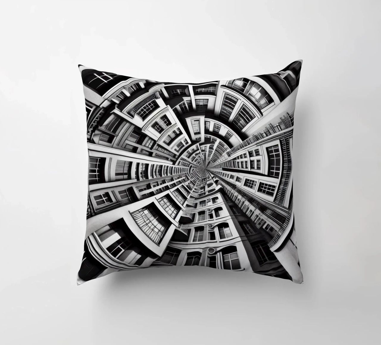 Sphere 030 - Symmetrical Urban Architecture cuscino da Spheres