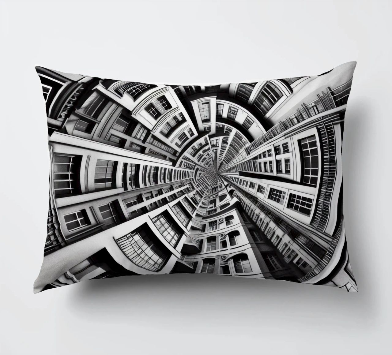 Sphere 030 - Symmetrical Urban Architecture cuscino da Spheres