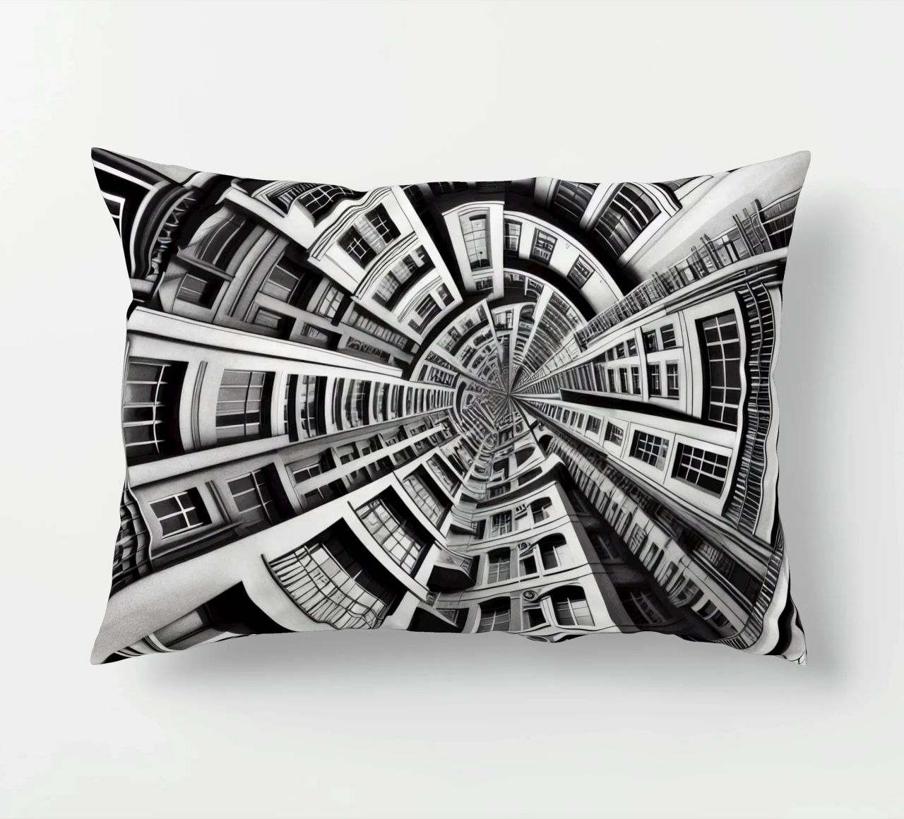 Sphere 030 - Symmetrical Urban Architecture cuscino da Spheres