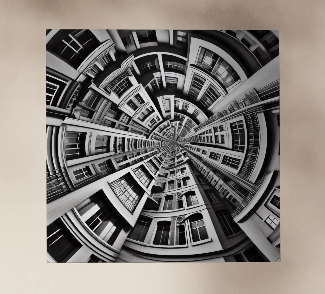 Sphere 030 - Symmetrical Urban Architecture pellicola backlit da Spheres