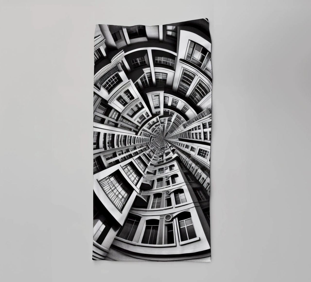 Sphere 030 - Symmetrical Urban Architecture asciugamano da bagno da Spheres