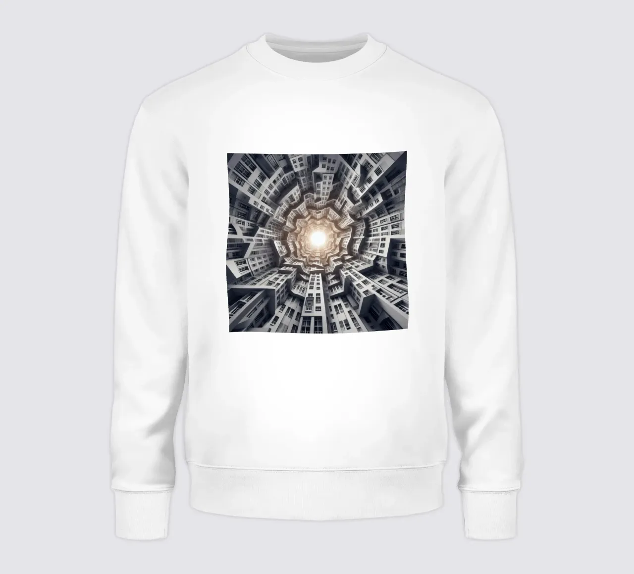 Sphere 041 - Abstract Spiral Architecture sweatshirt van Spheres