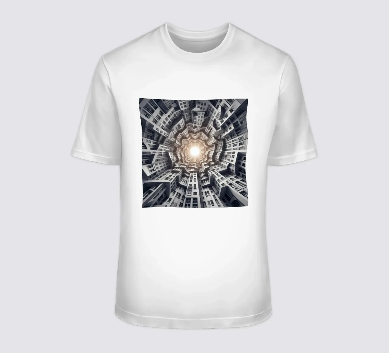 Sphere 041 - Abstract Spiral Architecture t-shirt da Spheres