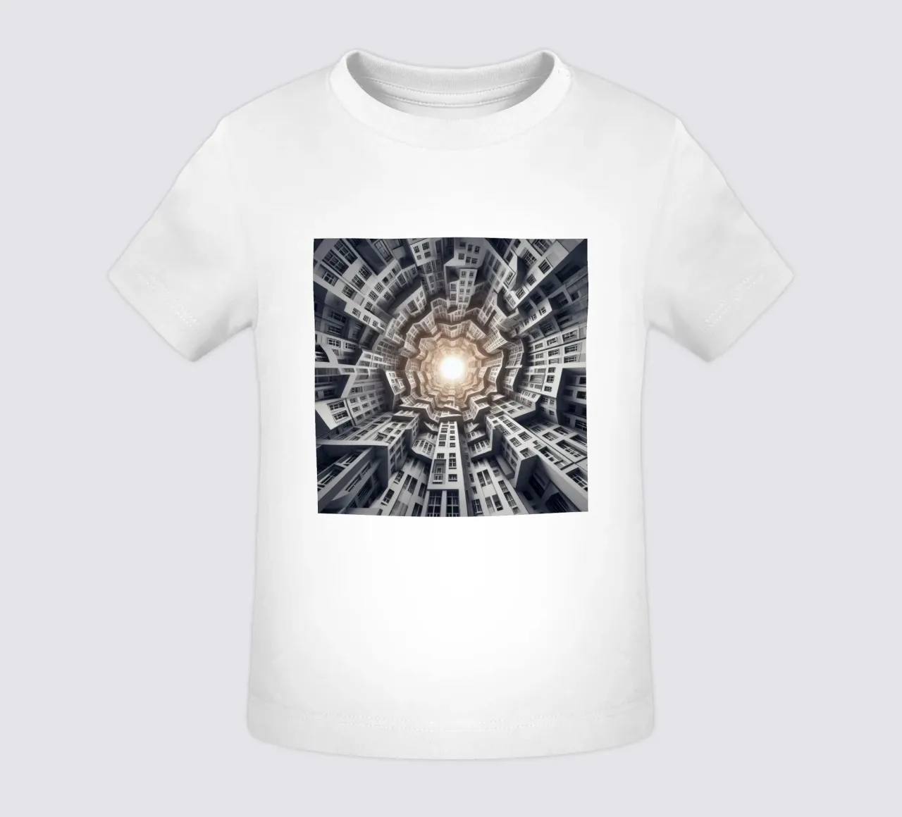 Sphere 041 - Abstract Spiral Architecture camiseta de bebé de Spheres