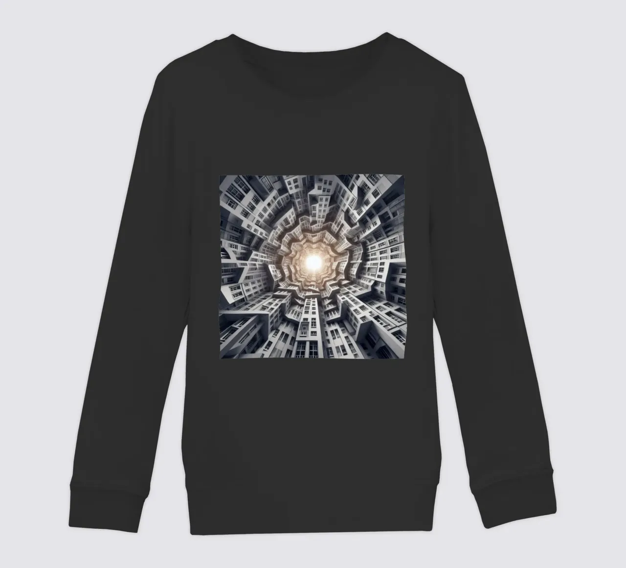 Sphere 041 - Abstract Spiral Architecture felpa bambino da Spheres