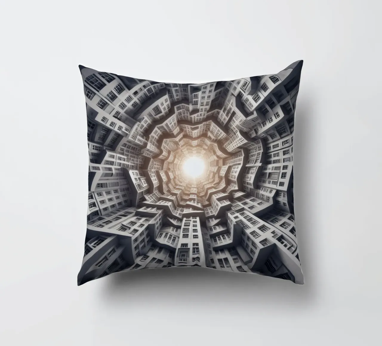 Sphere 041 - Abstract Spiral Architecture cuscino da Spheres