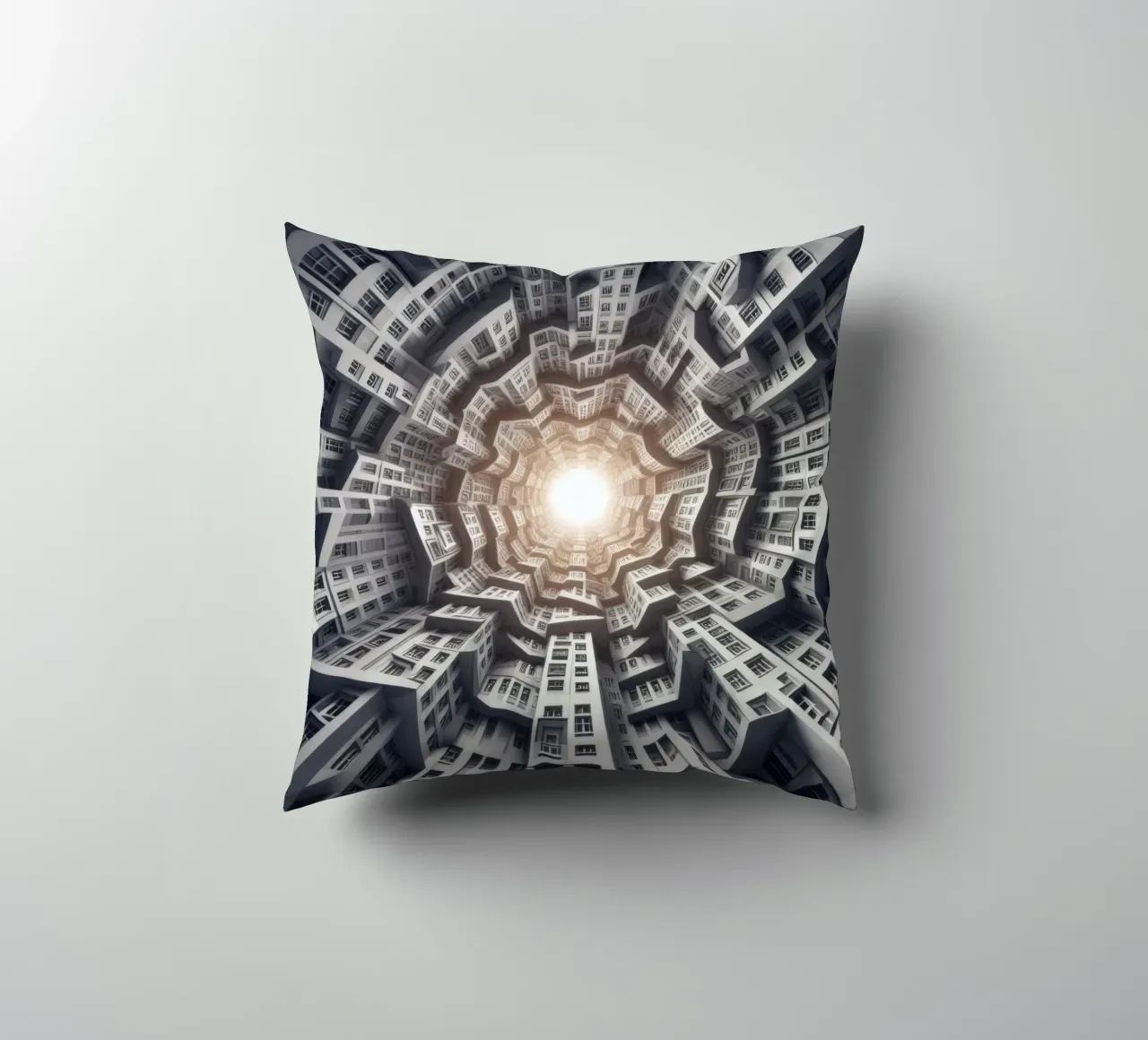 Sphere 041 - Abstract Spiral Architecture cuscino da Spheres