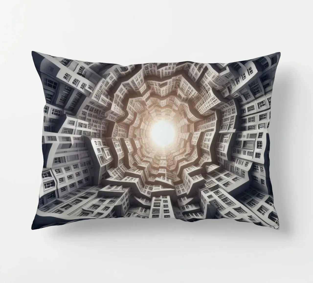 Sphere 041 - Abstract Spiral Architecture cuscino da Spheres