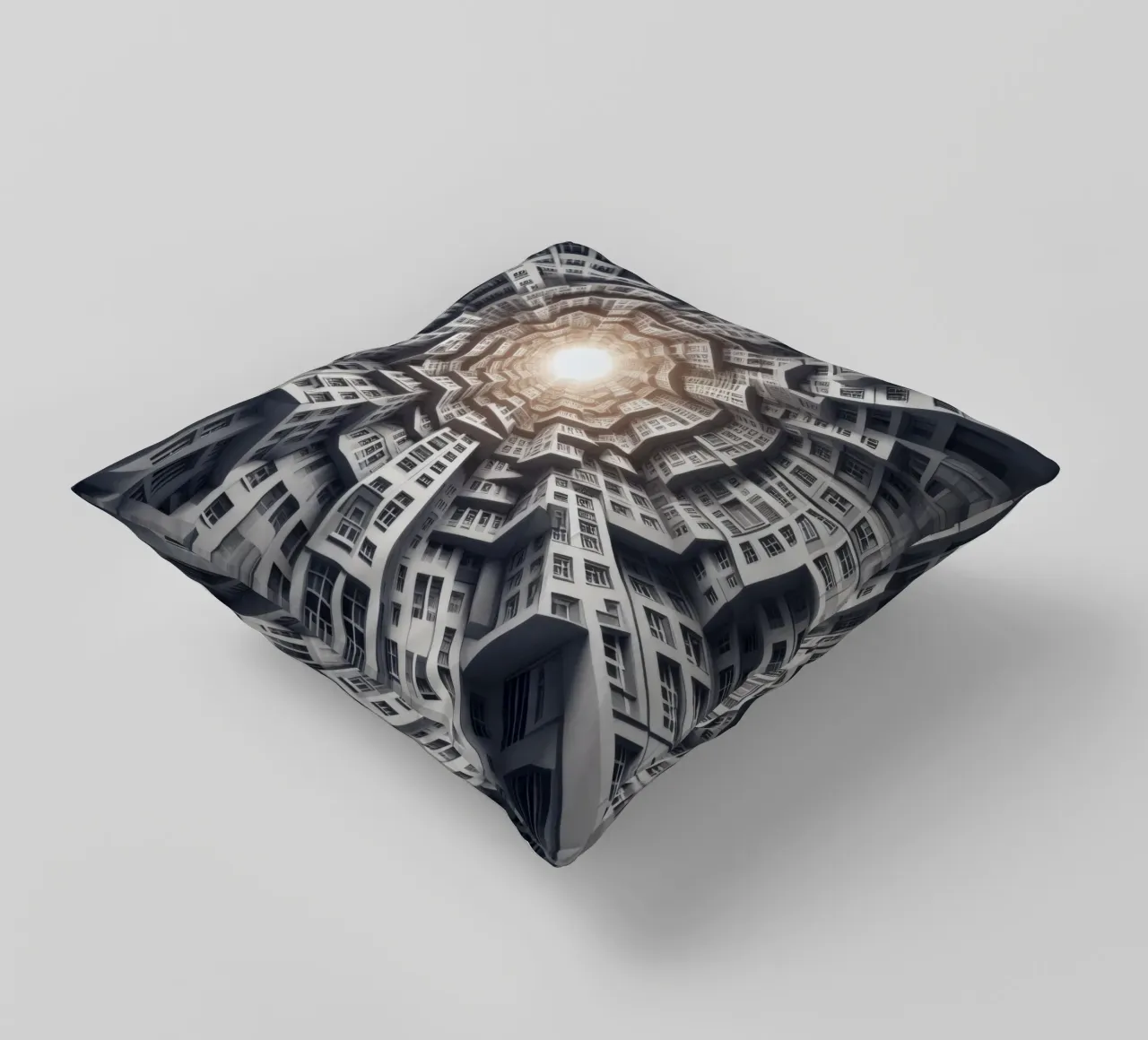 Sphere 041 - Abstract Spiral Architecture cuscino da Spheres