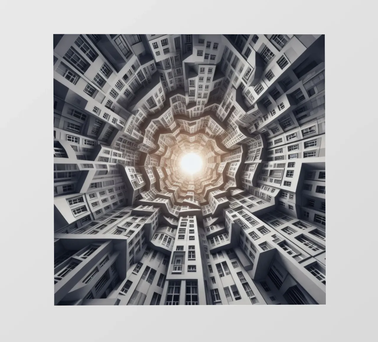 Sphere 041 - Abstract Spiral Architecture telo in pvc da Spheres