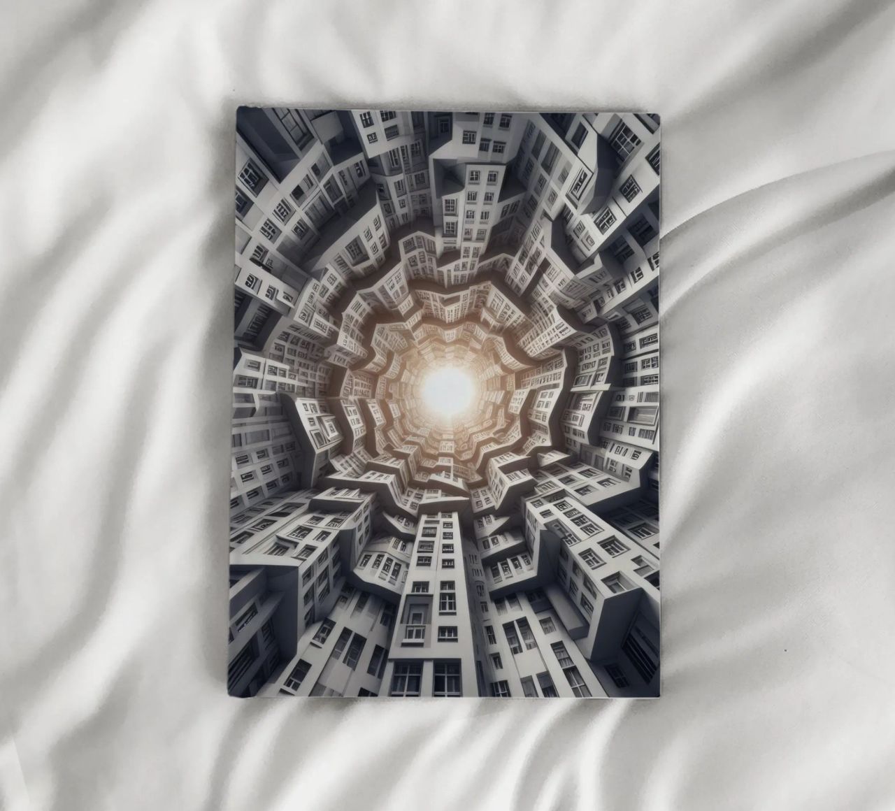 Sphere 041 - Abstract Spiral Architecture notebook by Spheres