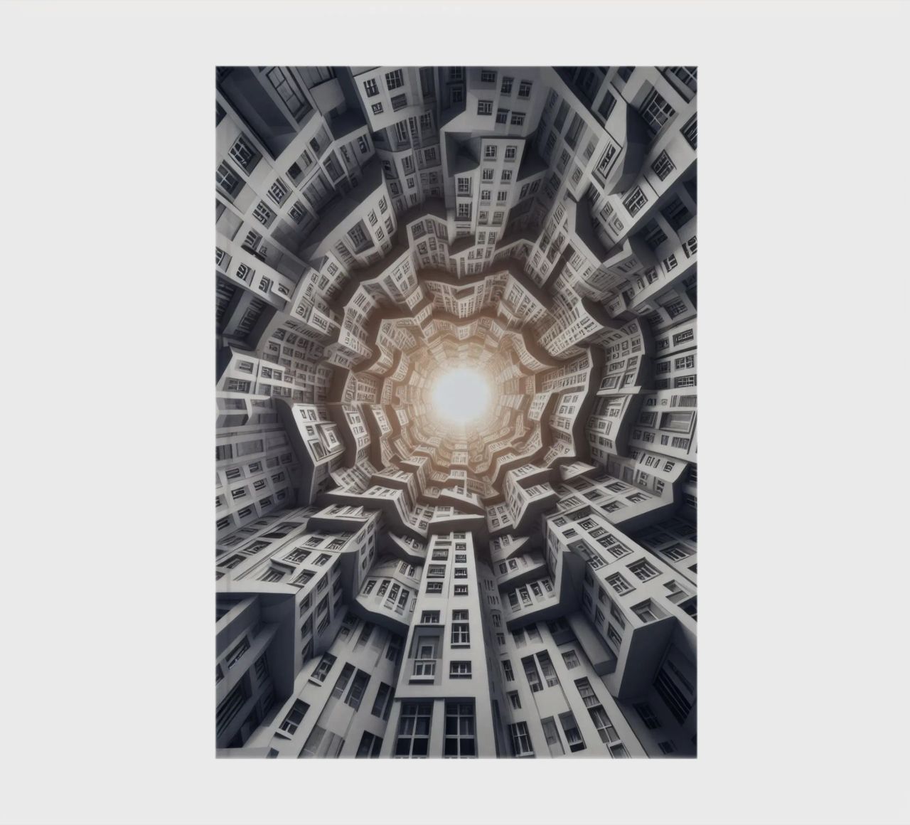 Sphere 041 - Abstract Spiral Architecture notebook by Spheres