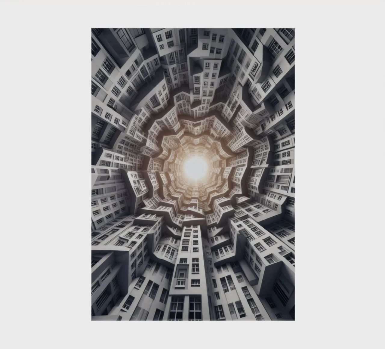 Sphere 041 - Abstract Spiral Architecture notebook by Spheres