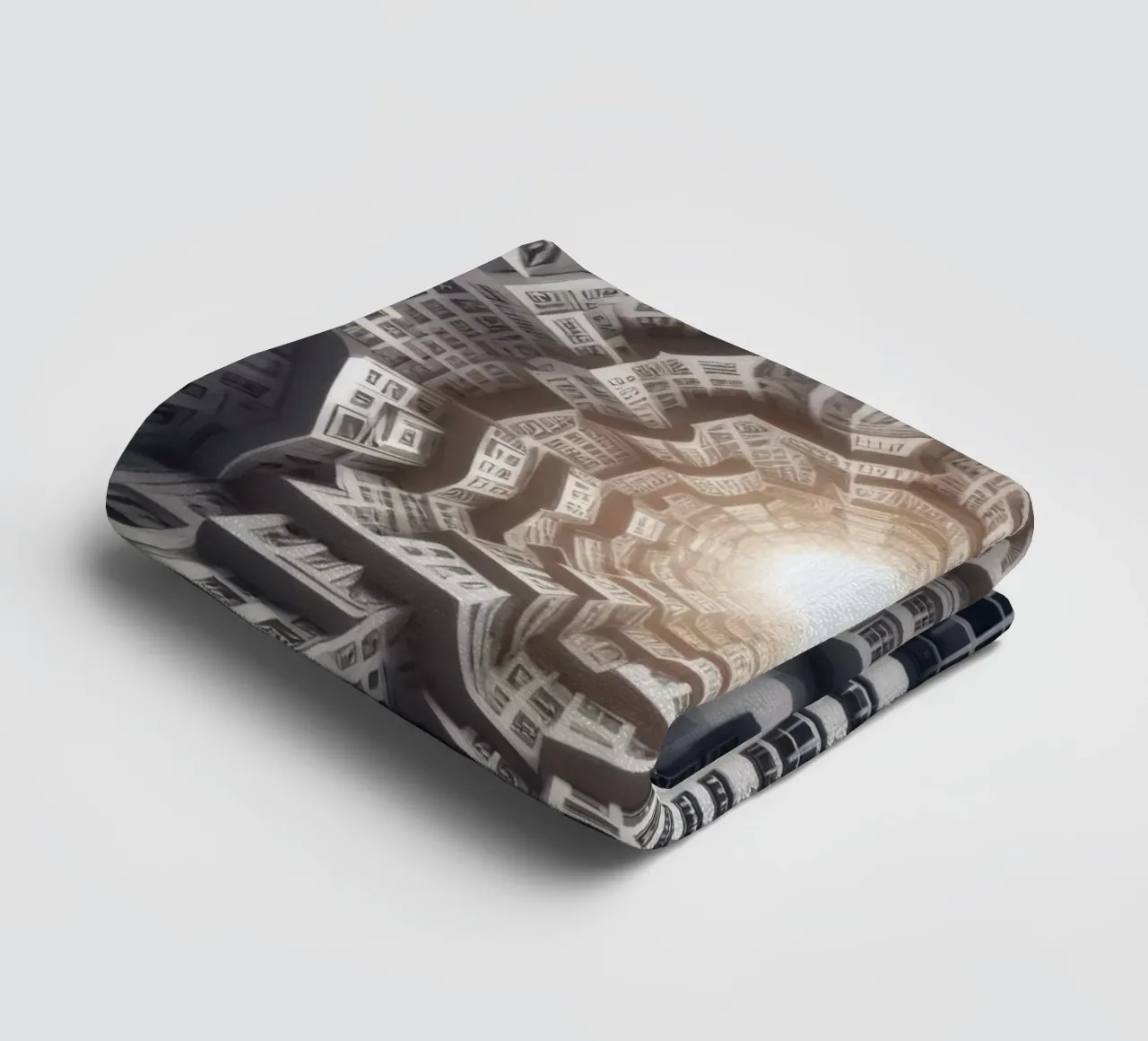 Sphere 041 - Abstract Spiral Architecture asciugamano da bagno da Spheres