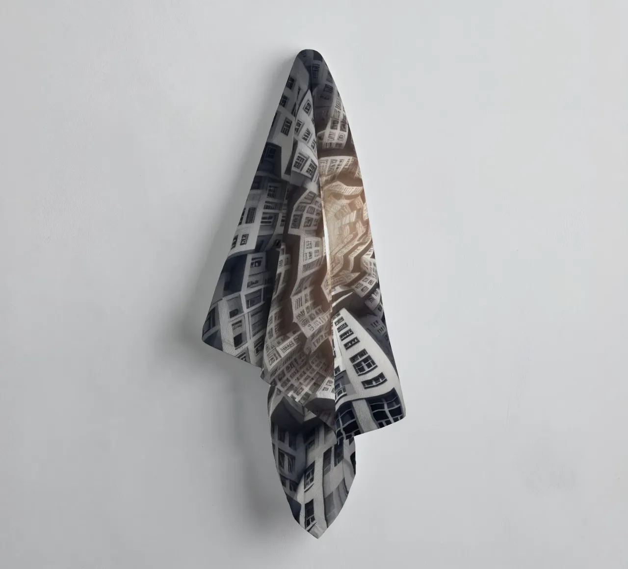 Sphere 041 - Abstract Spiral Architecture asciugamano da bagno da Spheres