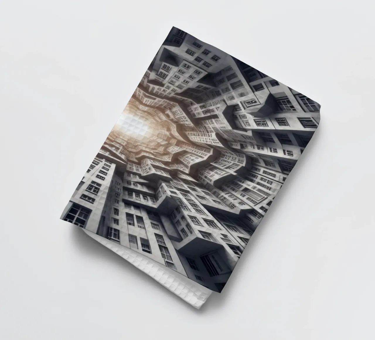 Sphere 041 - Abstract Spiral Architecture canovaccio da cucina da Spheres