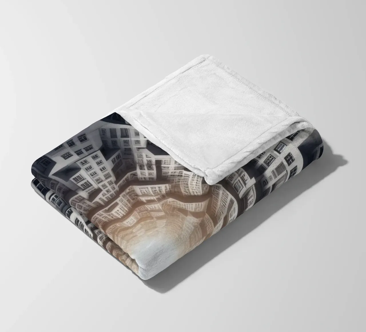 Sphere 041 - Abstract Spiral Architecture coperta in pile da Spheres