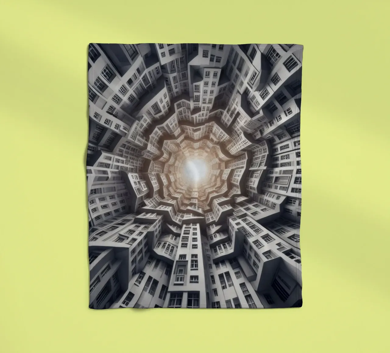 Sphere 041 - Abstract Spiral Architecture coperta in pile da Spheres