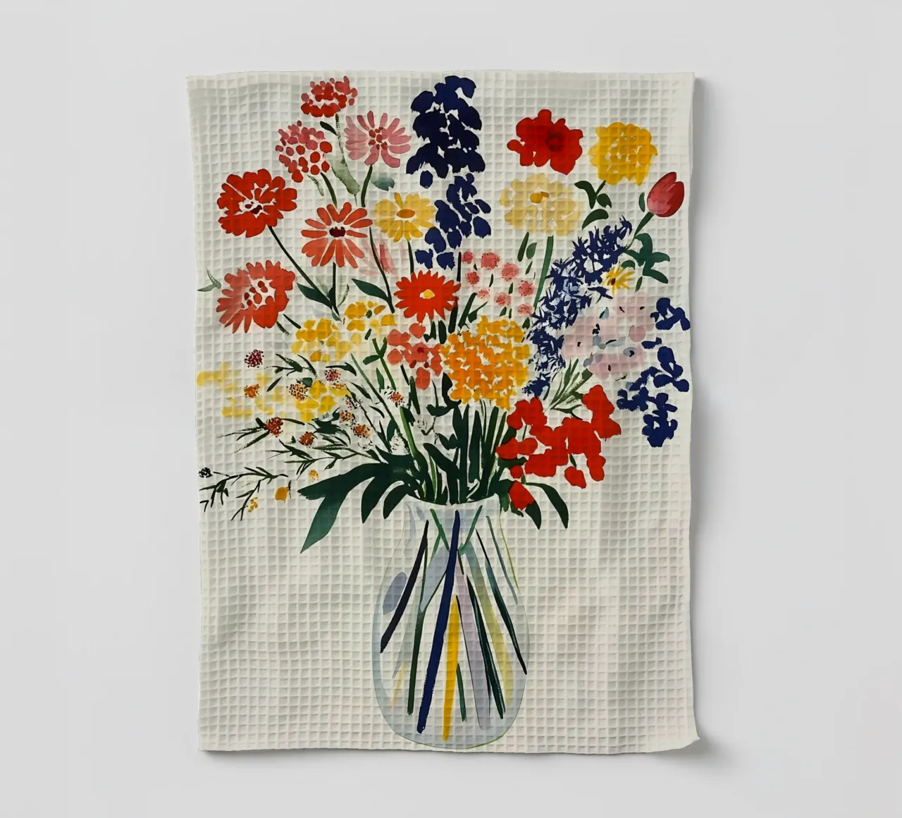 Bouquet dans un vase torchon de IamHomeStudio