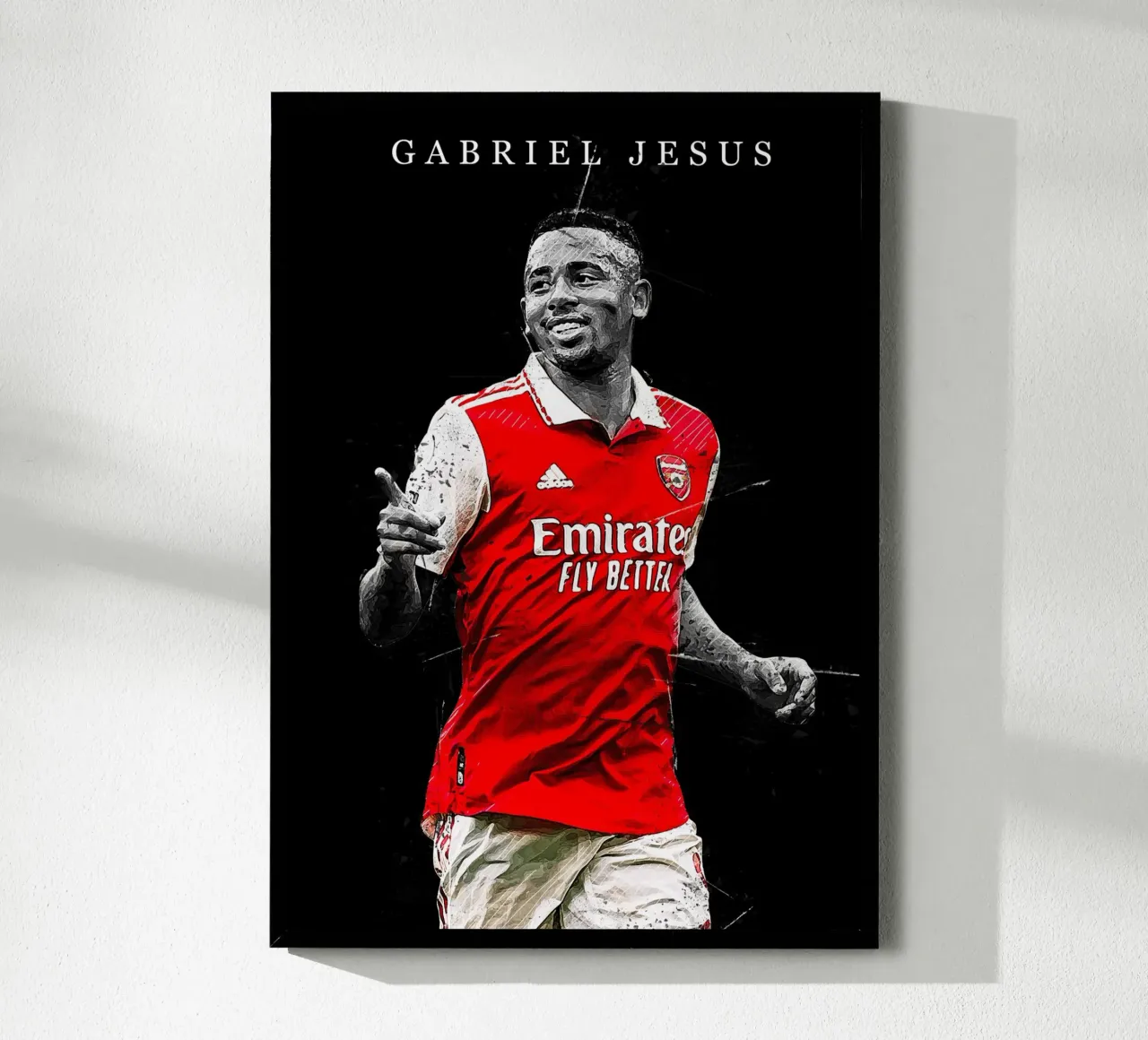Gabriel Jesus Arsenal carta hahnemühle da tenten