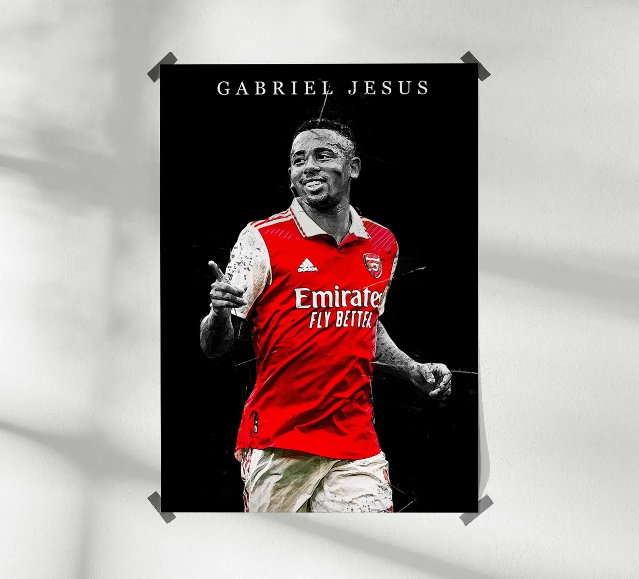 Gabriel Jesus Arsenal carta hahnemühle da tenten