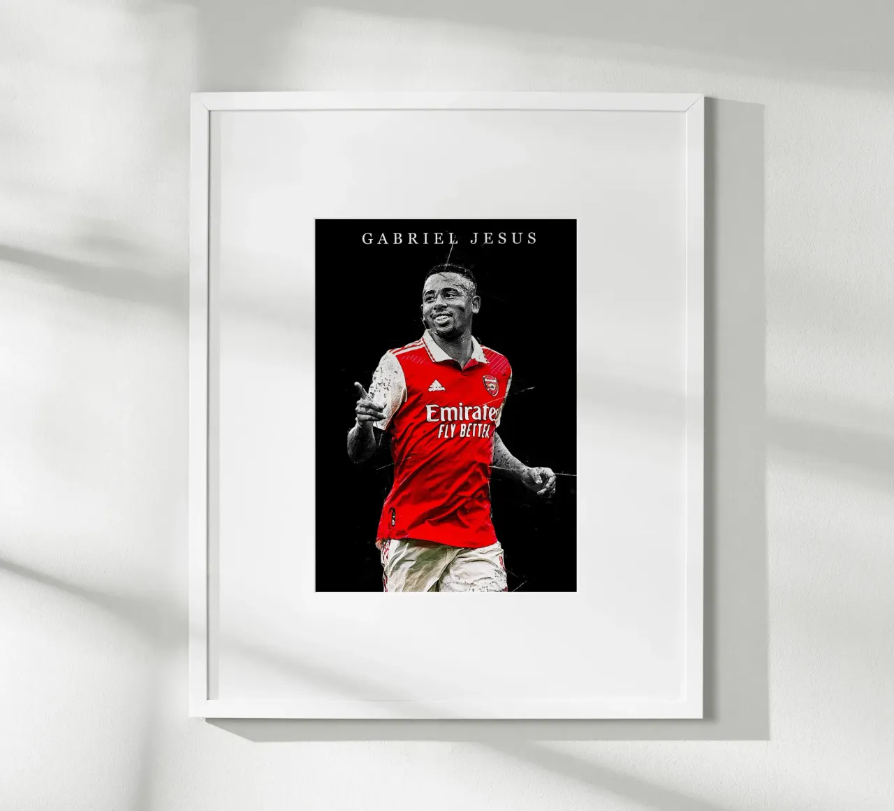 Gabriel Jesus Arsenal carta hahnemühle da tenten