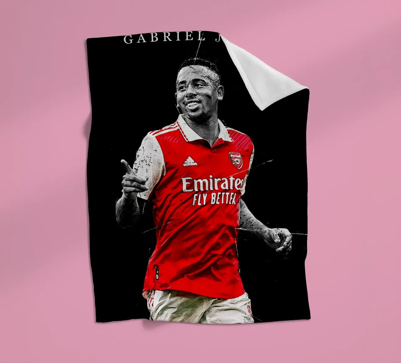 Gabriel Jesus Arsenal coperta in pile da tenten