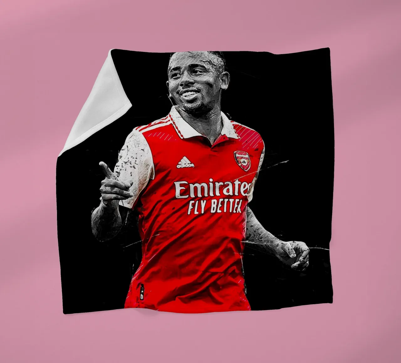 Gabriel Jesus Arsenal coperta in pile da tenten