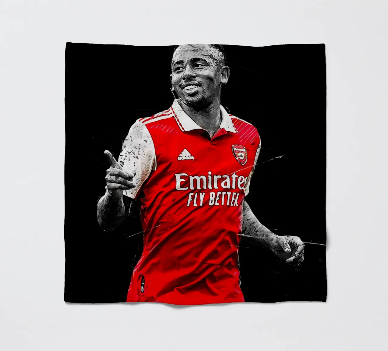 Gabriel Jesus Arsenal coperta in pile da tenten