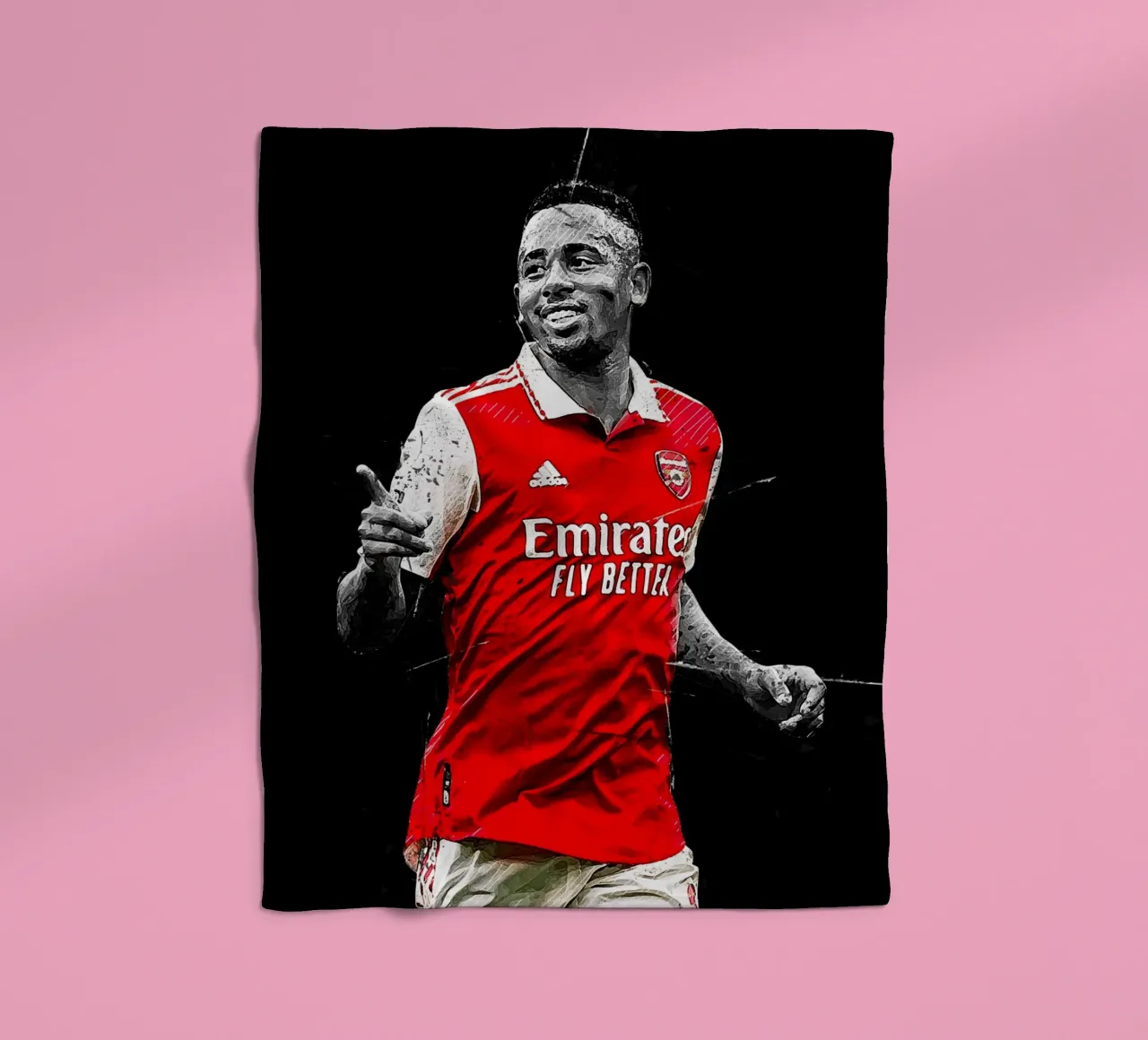 Gabriel Jesus Arsenal coperta in pile da tenten