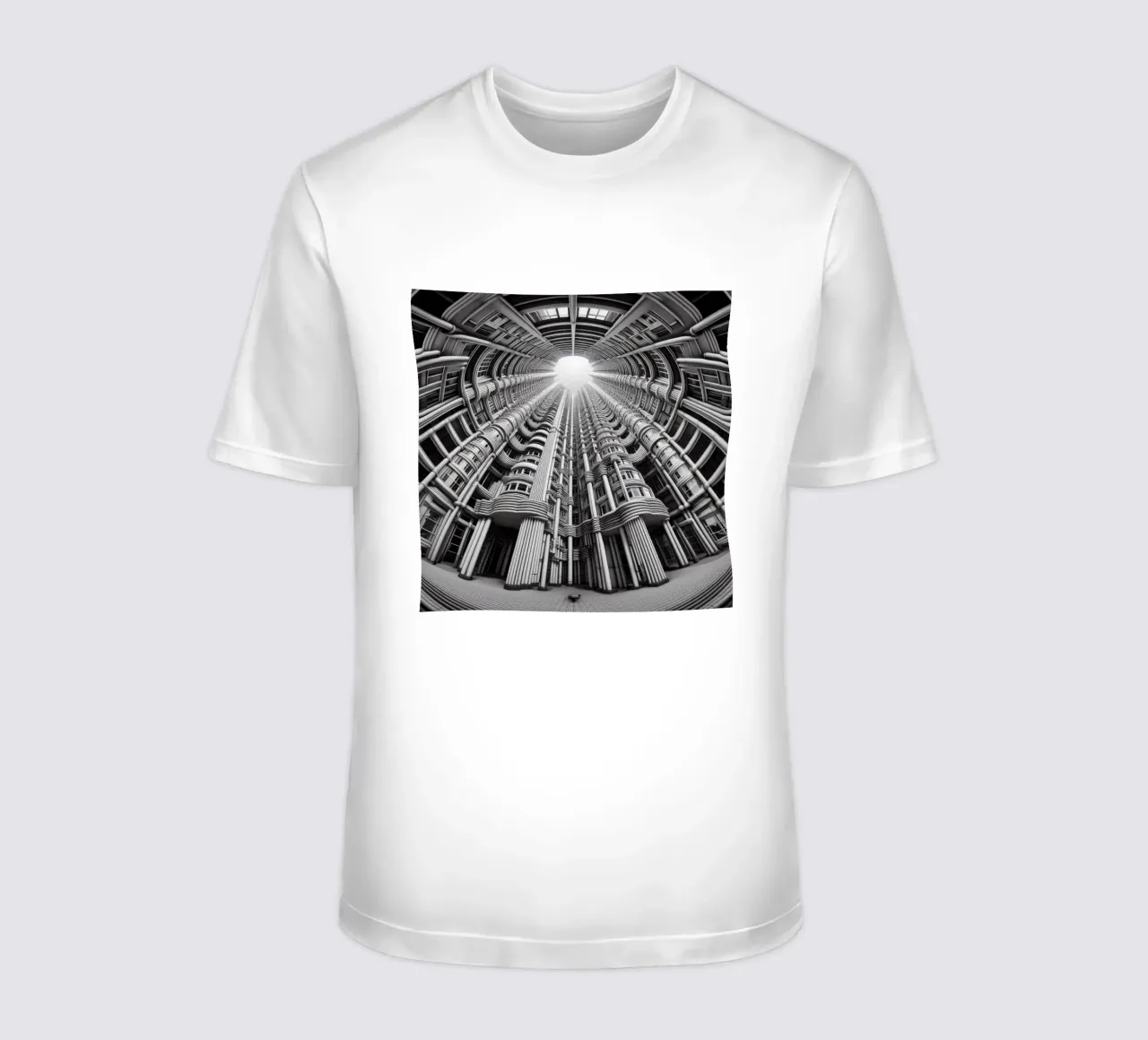 Sphere 033 - Futuristic Cylindrical Architecture camiseta de Spheres