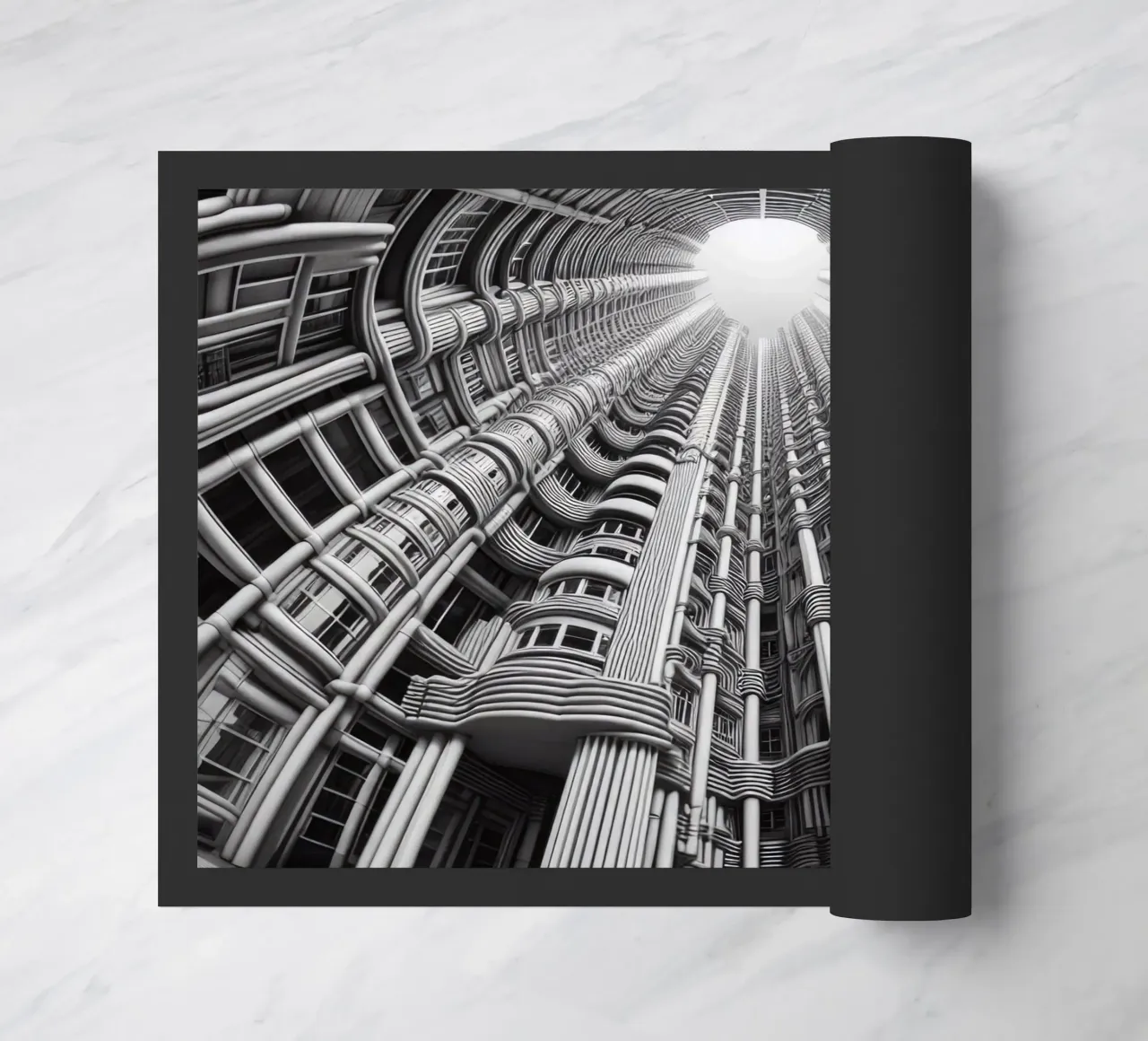 Sphere 033 - Futuristic Cylindrical Architecture zerbino da Spheres