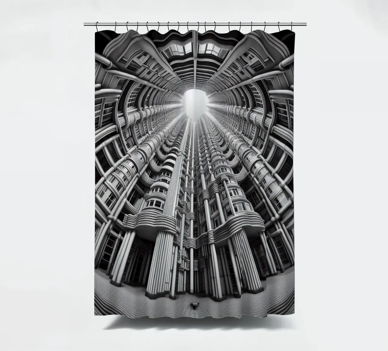 Sphere 033 - Futuristic Cylindrical Architecture tenda da doccia da Spheres