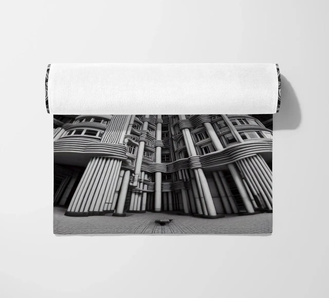 Sphere 033 - Futuristic Cylindrical Architecture telo mare da Spheres