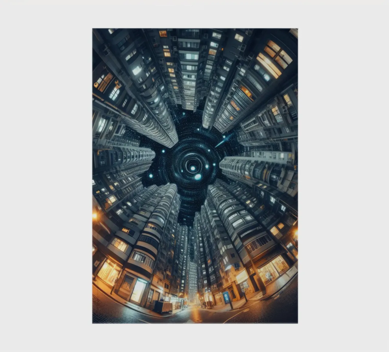 Sphere 032 - Futuristic Cityscape notebook by Spheres