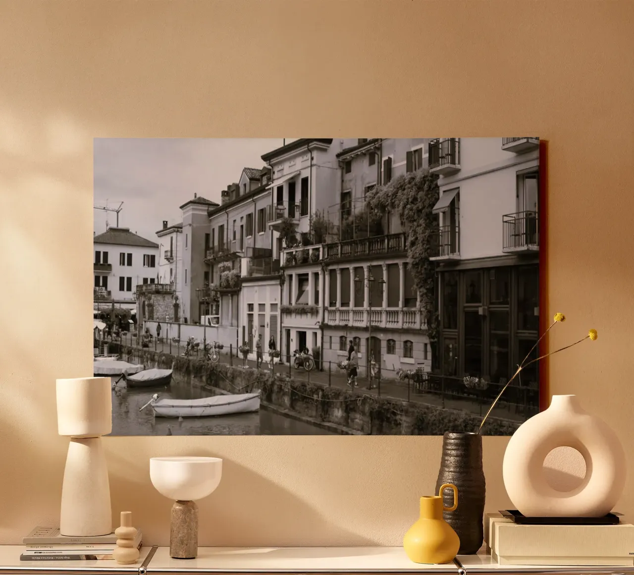 I am not Venice canvas with Floater frame by Alexandra Joseph Fotomomente