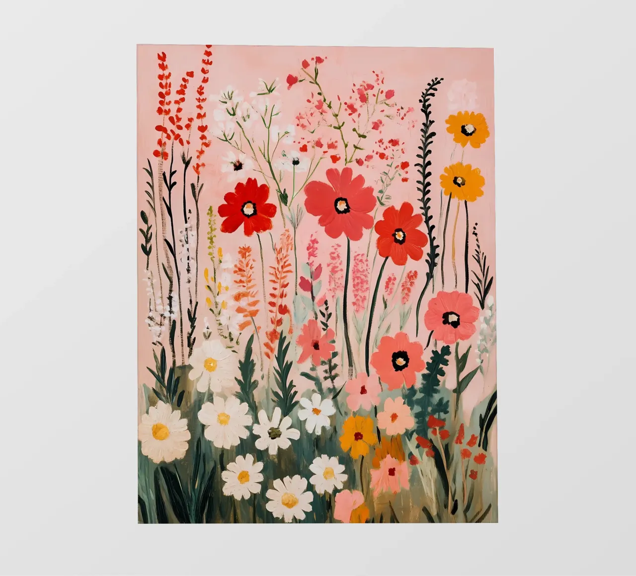 Daisies Wildflowers Field pvc cover by IamHomeStudio