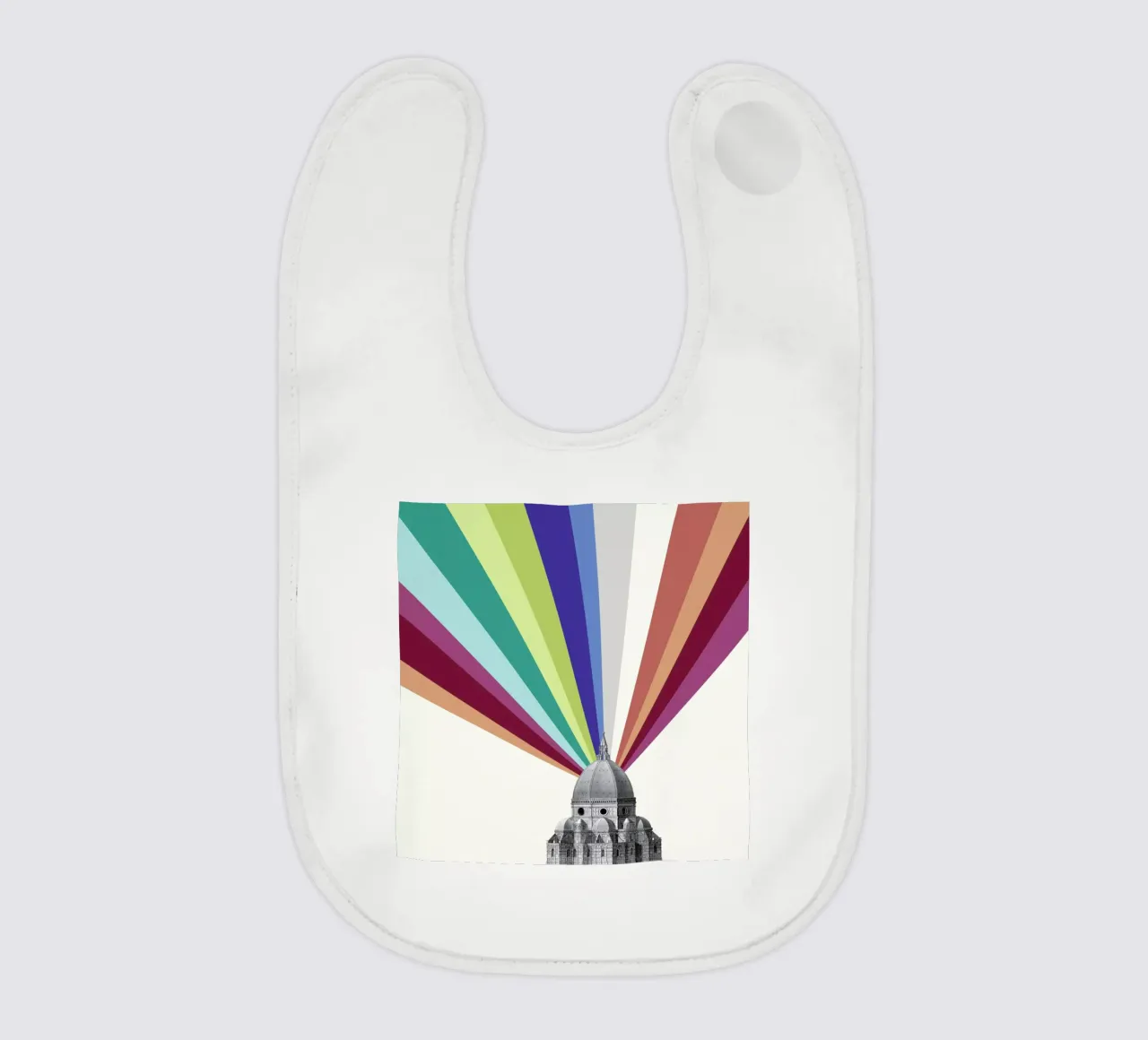 Tower Rainbow bavaglino da The Gently Unfurling Sneak