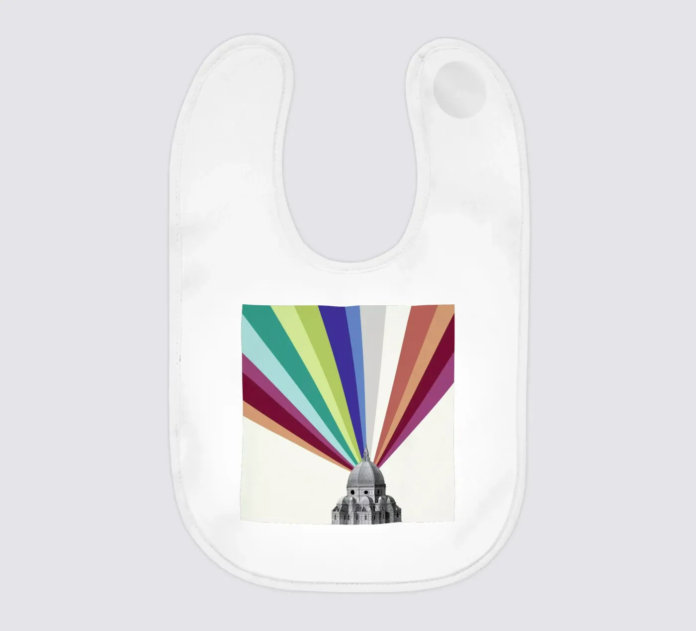 Tower Rainbow bavaglino da The Gently Unfurling Sneak