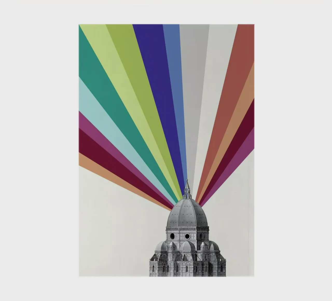 Tower Rainbow notebook by The Gently Unfurling Sneak