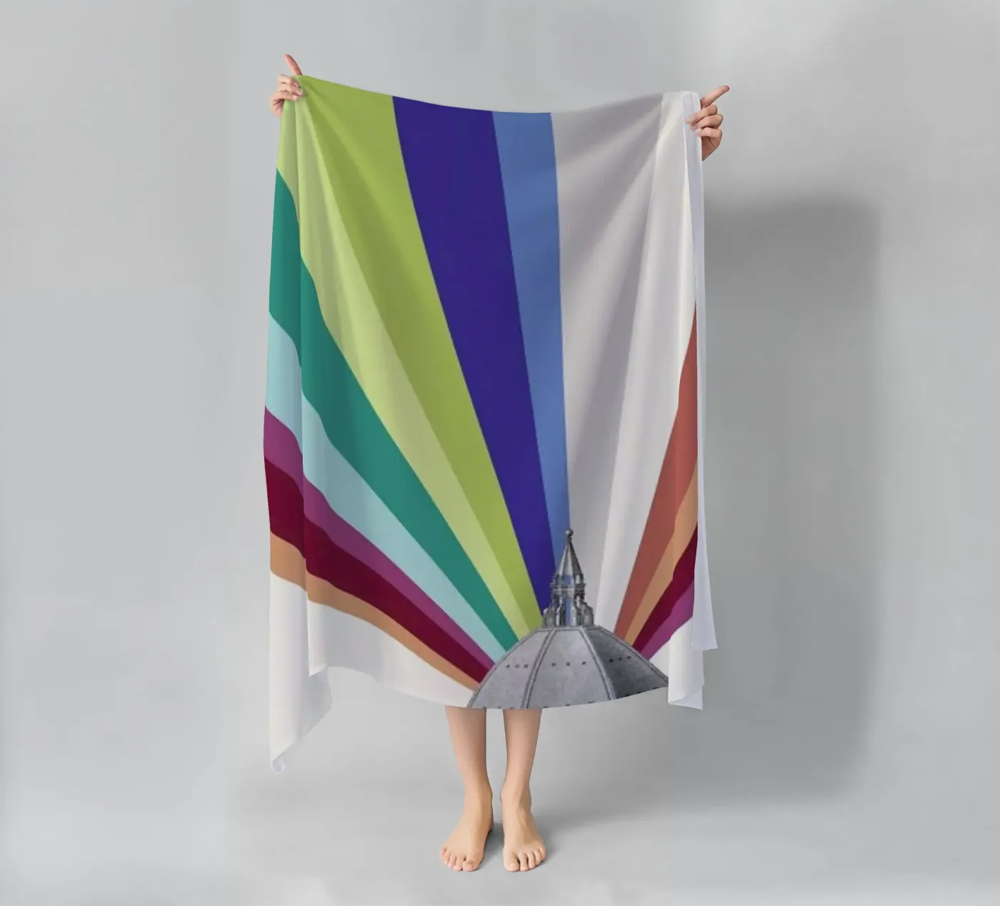 Tower Rainbow telo mare da The Gently Unfurling Sneak